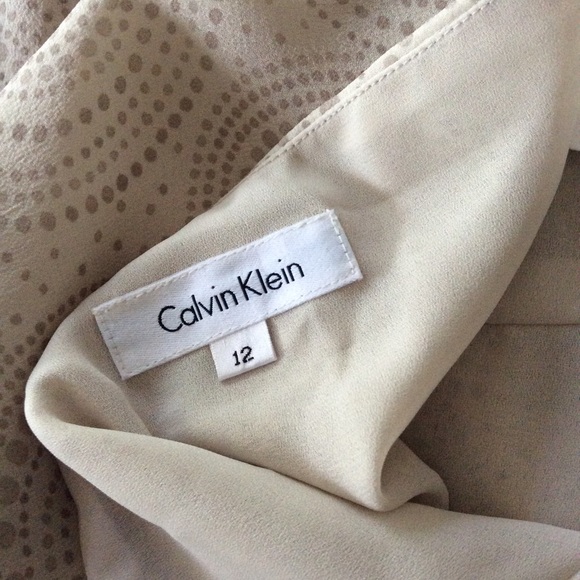 NWT CALVIN KLEIN PINK SILK RUFFLED TIERED SKIRT SIZE 12 - Picture 5 of 8